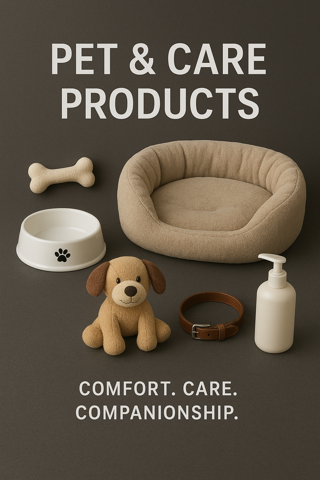 Pets accessories and care products