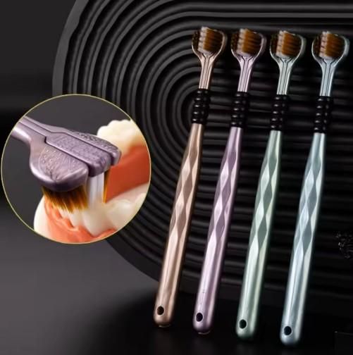 3 SIded Tooth Brush Pack of 4 and Pack Of 2